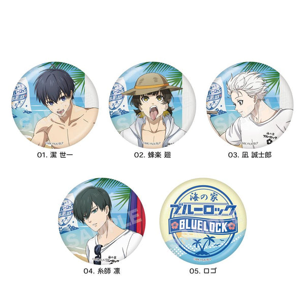 『ブルーロック』海の家 メタリック缶バッジ /01 第1弾(全5種)【BOX】【202510再販】